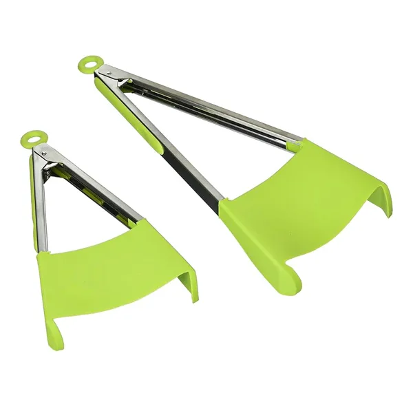2 in 1 Silicone Spatula Tongs FB-010
