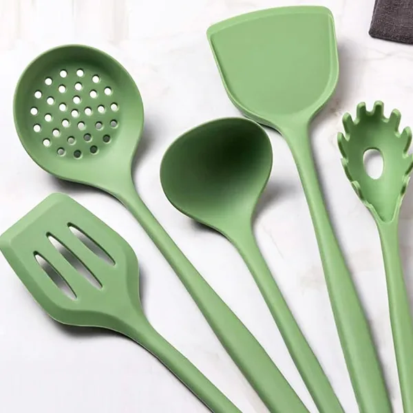Green Silicone Spatula Set HK-002