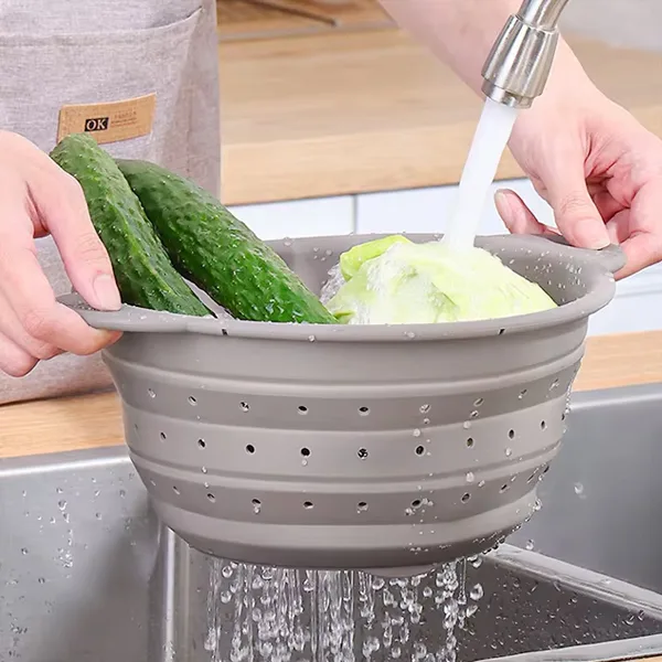 Silicone Collapsible Colander HK-072