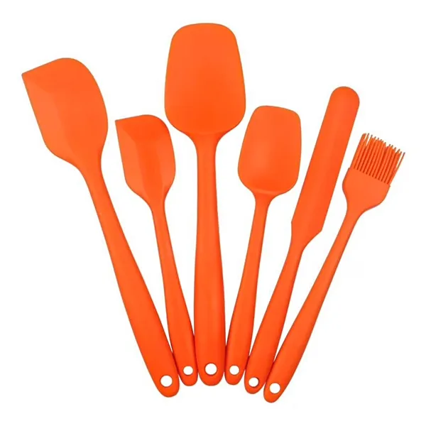 Red Heat-Resistant Silicone Spatula Set