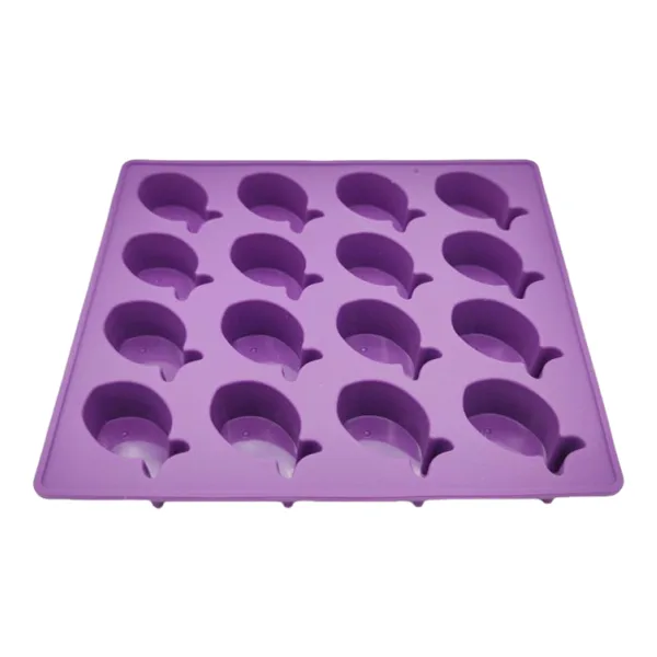 Silicone Fish Shape Ice Cube Tray HK-038