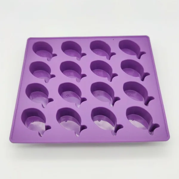 Silicone Fish Shape Ice Cube Tray HK-038