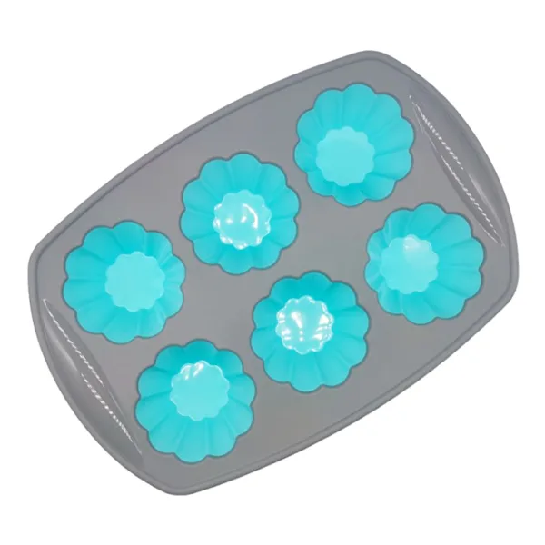 Flower Shape Silicone Cake Mold HK-055