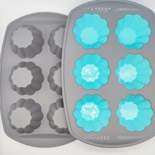 Flower Shape Silicone Cake Mold HK-055