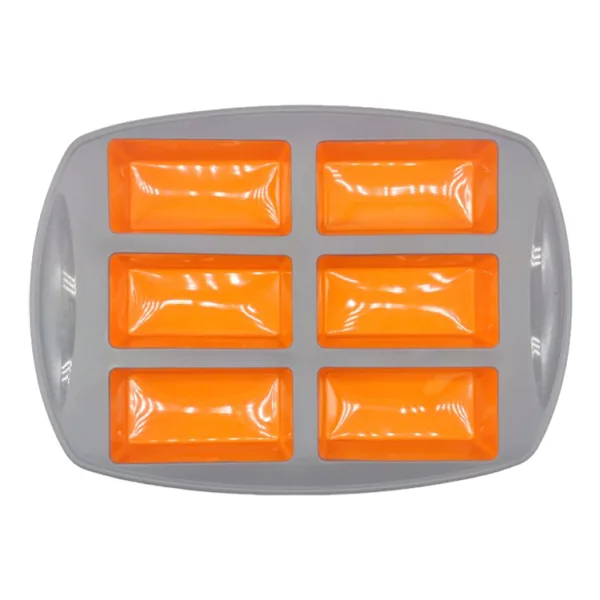 6 Hole Silicone Square Cake Pan HK-056