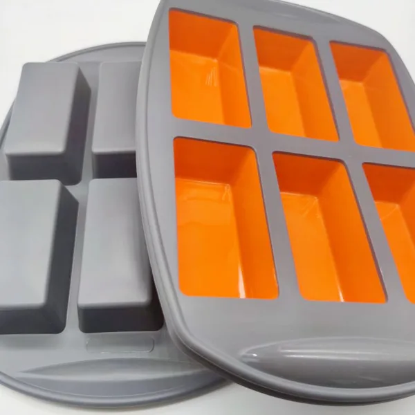 6 Hole Silicone Square Cake Pan HK-056