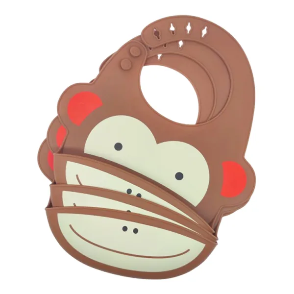 Food-Grade Silicone Baby Bib HK-062
