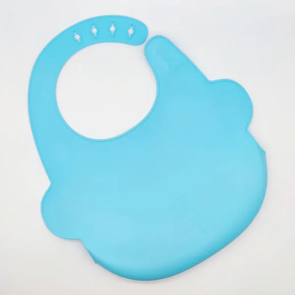 Cartoon Pattern Silicone Baby Bib HK-063