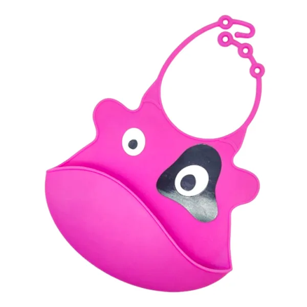Silicone Baby Bib with Catcher HK-064