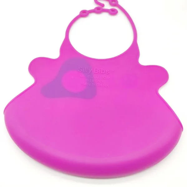 Silicone Baby Bib with Catcher HK-064