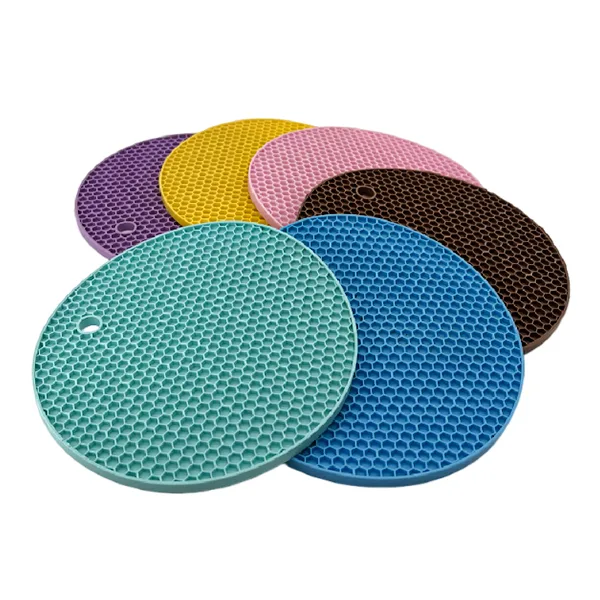 Round Honeycomb Silicone Mat HK-077