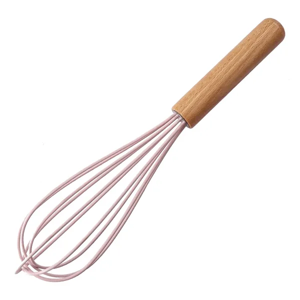 White Silicone and Wood Kitchen Utensils KA001-KA015