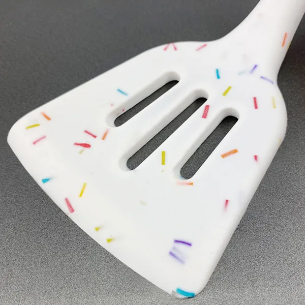 White Silicone and Wood Kitchen Utensils KA001-KA015