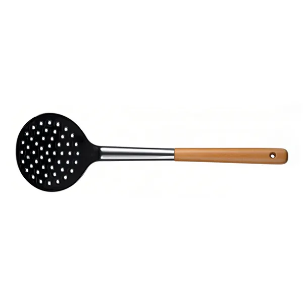 Black Silicone Utensil Set with Wood Handle KL201-KL213