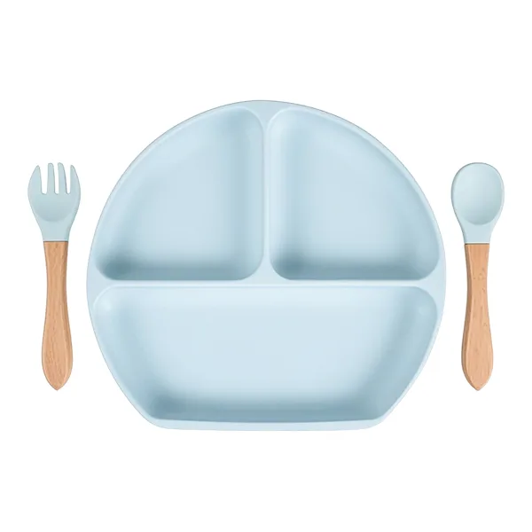 Silicone Baby Feeding Plate Set SO-031