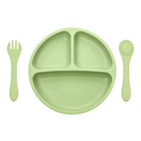 Silicone Baby Feeding Plate Set SO-031